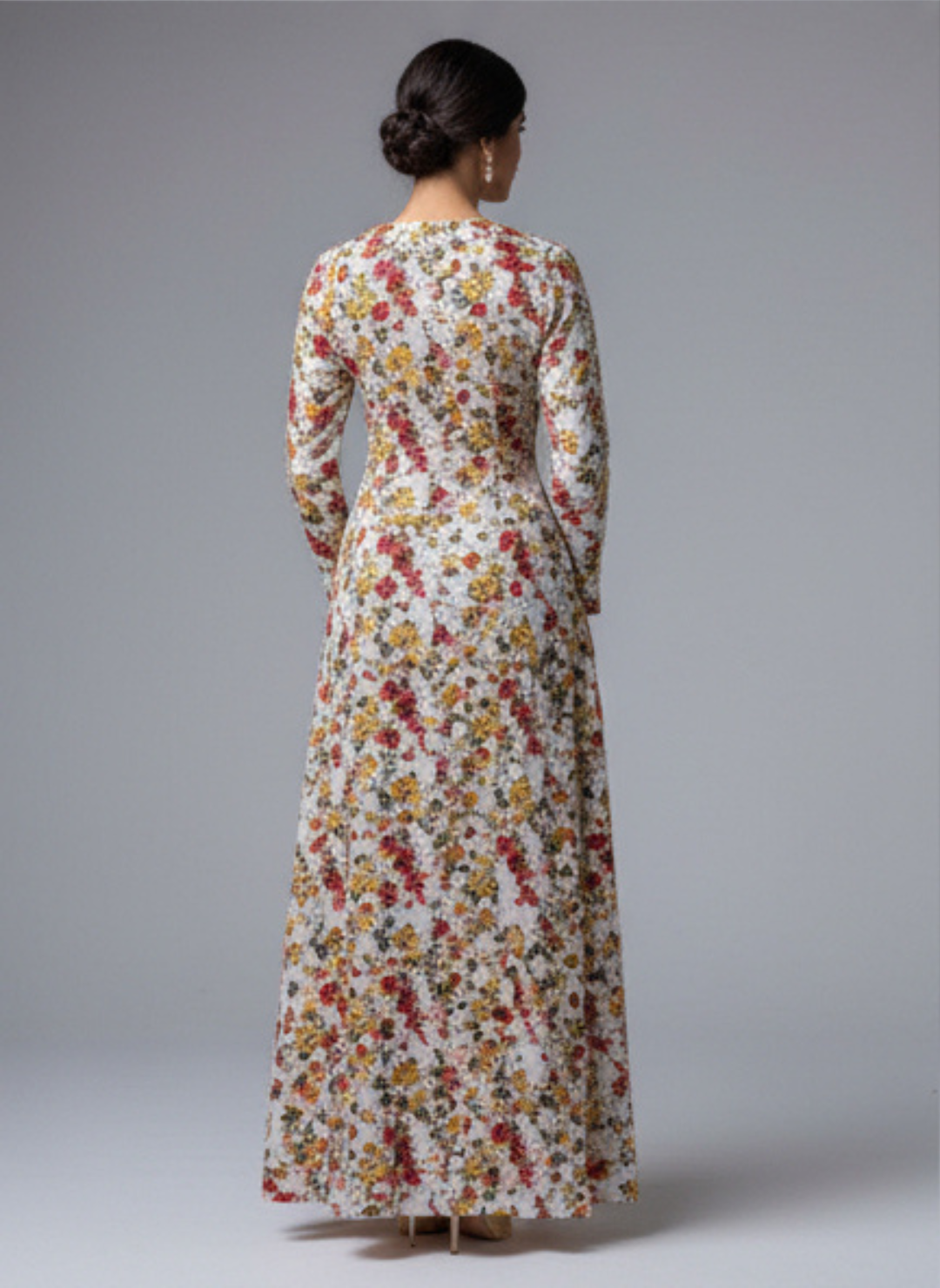 Luxury Embroidered Cotton Mukhawar with shaila (B7 O,R)