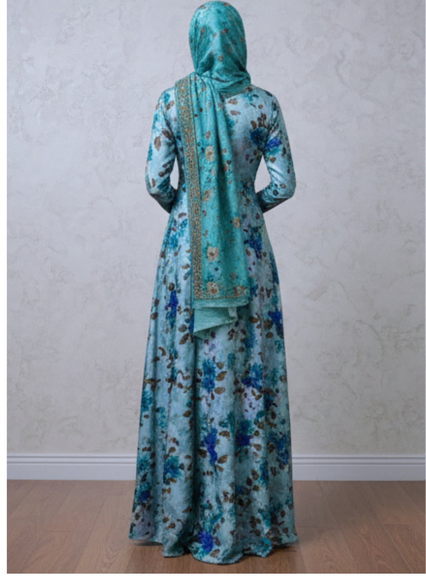 Luxury Embroidered Cotton Mukhawar with shaila ( B 2 CG, PINK)
