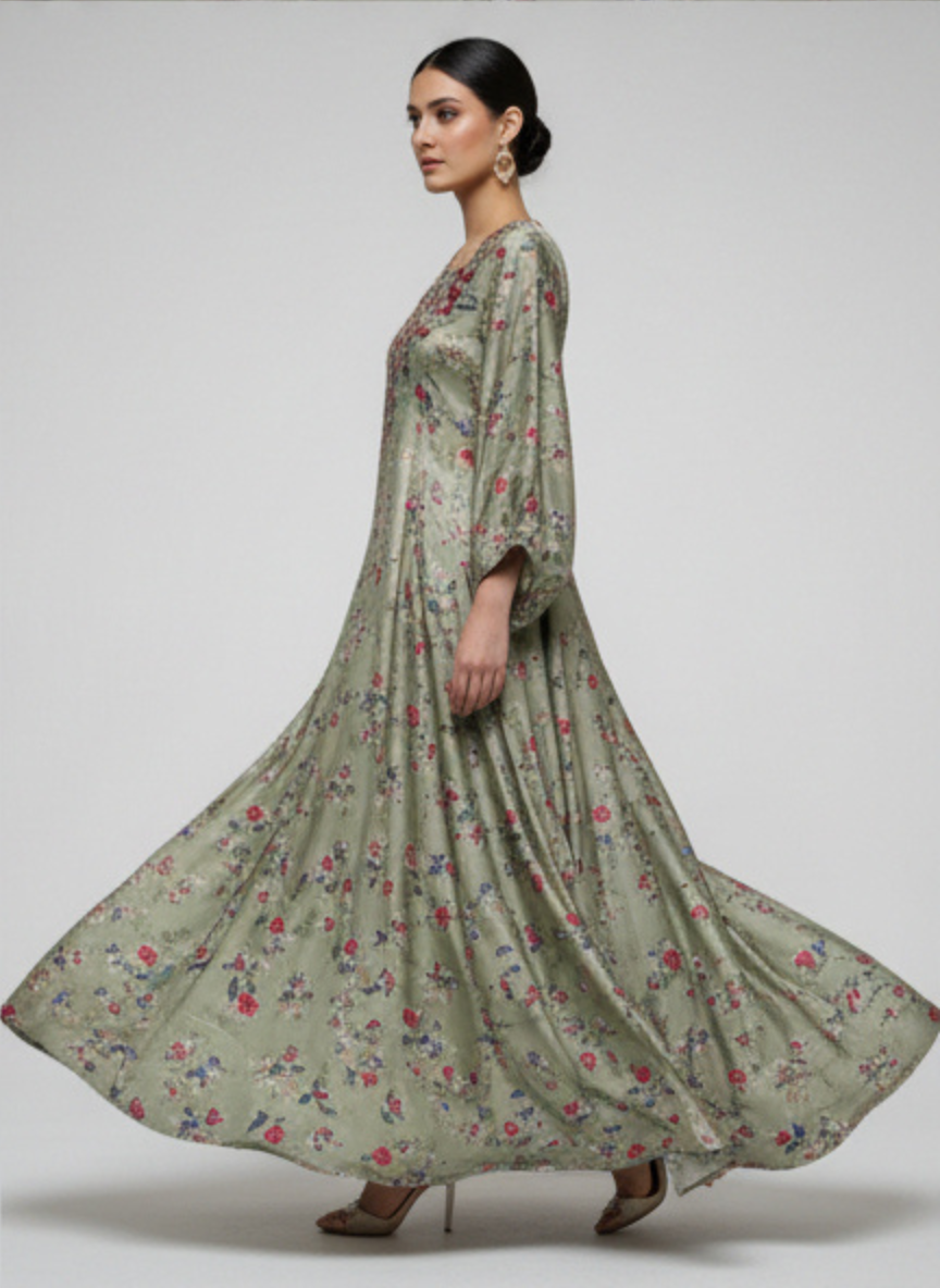 Luxury Embroidered Cotton Mukhawar with shaila (B4)