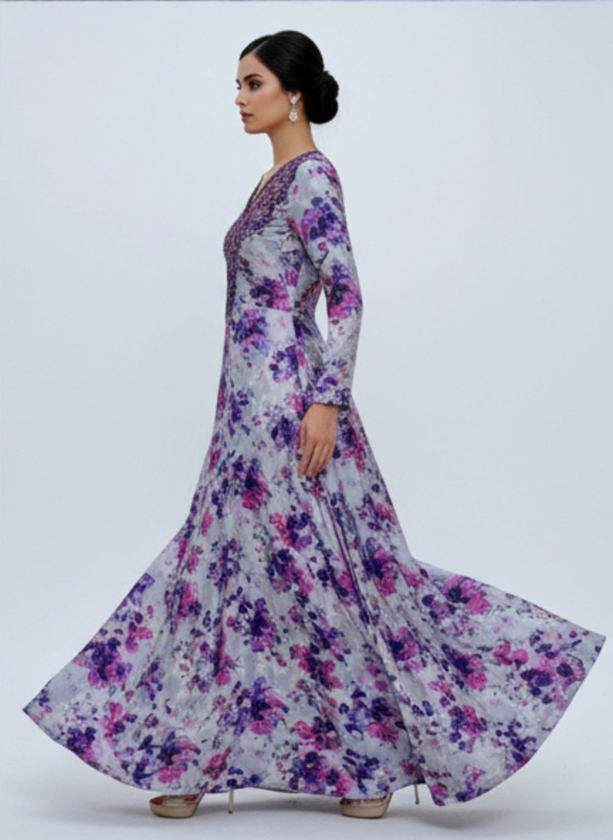 Luxury Embroidered Cotton Mukhawar with shaila (B4)