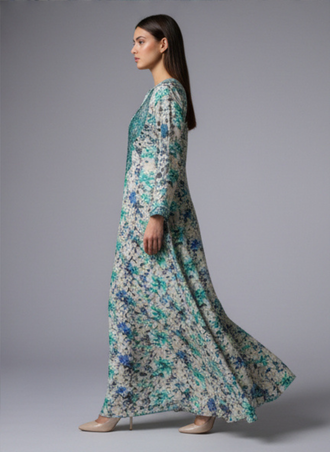 Luxury Embroidered Cotton Mukhawar with shaila (B3)