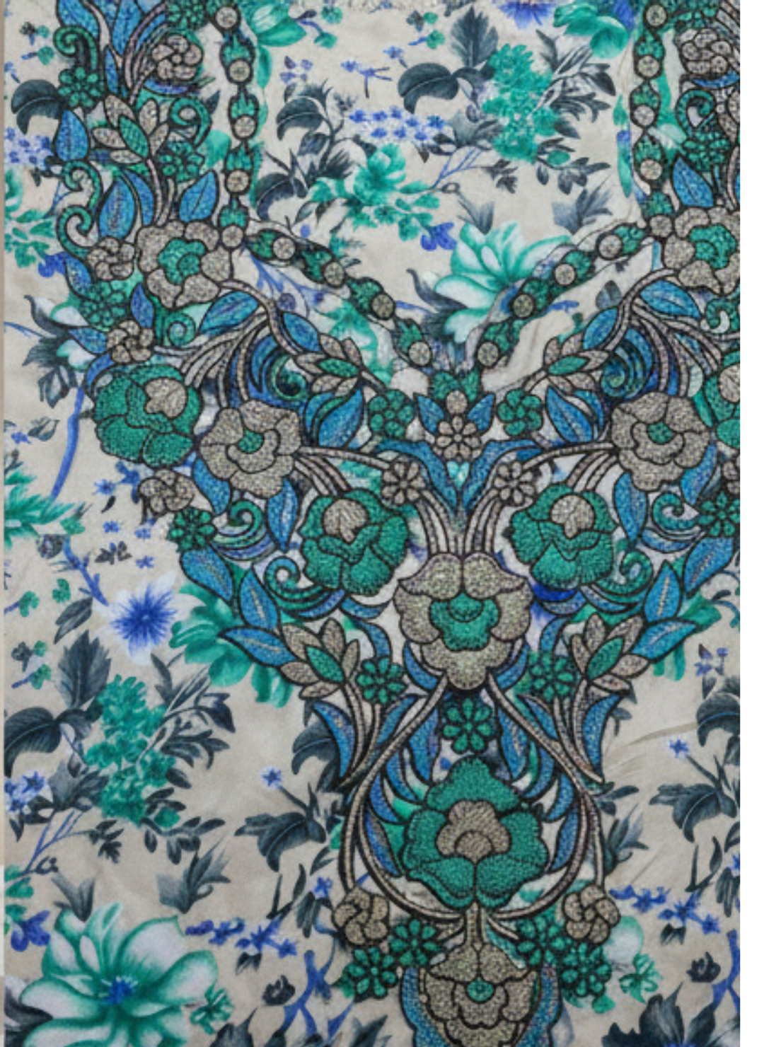 Luxury Embroidered Cotton Mukhawar with shaila (B4)