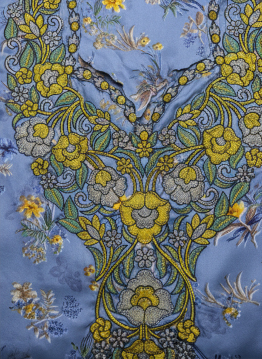 Luxury Embroidered Cotton Mukhawar with shaila (B4)