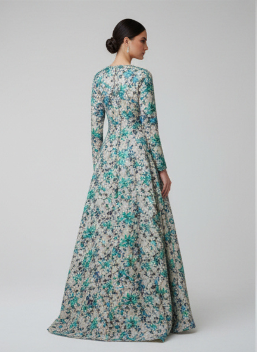 Luxury Embroidered Cotton Mukhawar with shaila (B4)
