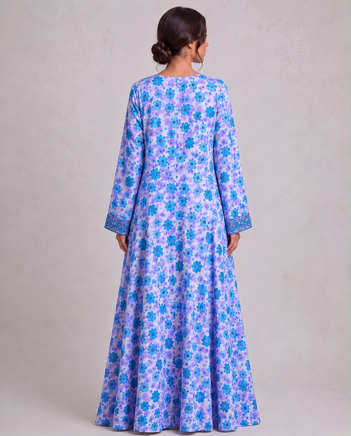 Rabea Al Ward Mukhawar Purple & Sky blue  - C3