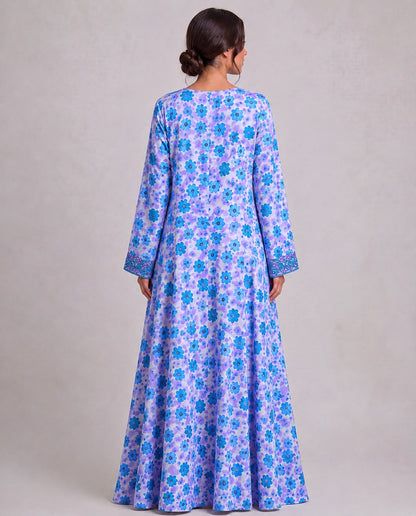 Rabea Al Ward Mukhawar Purple & Sky blue  - C3