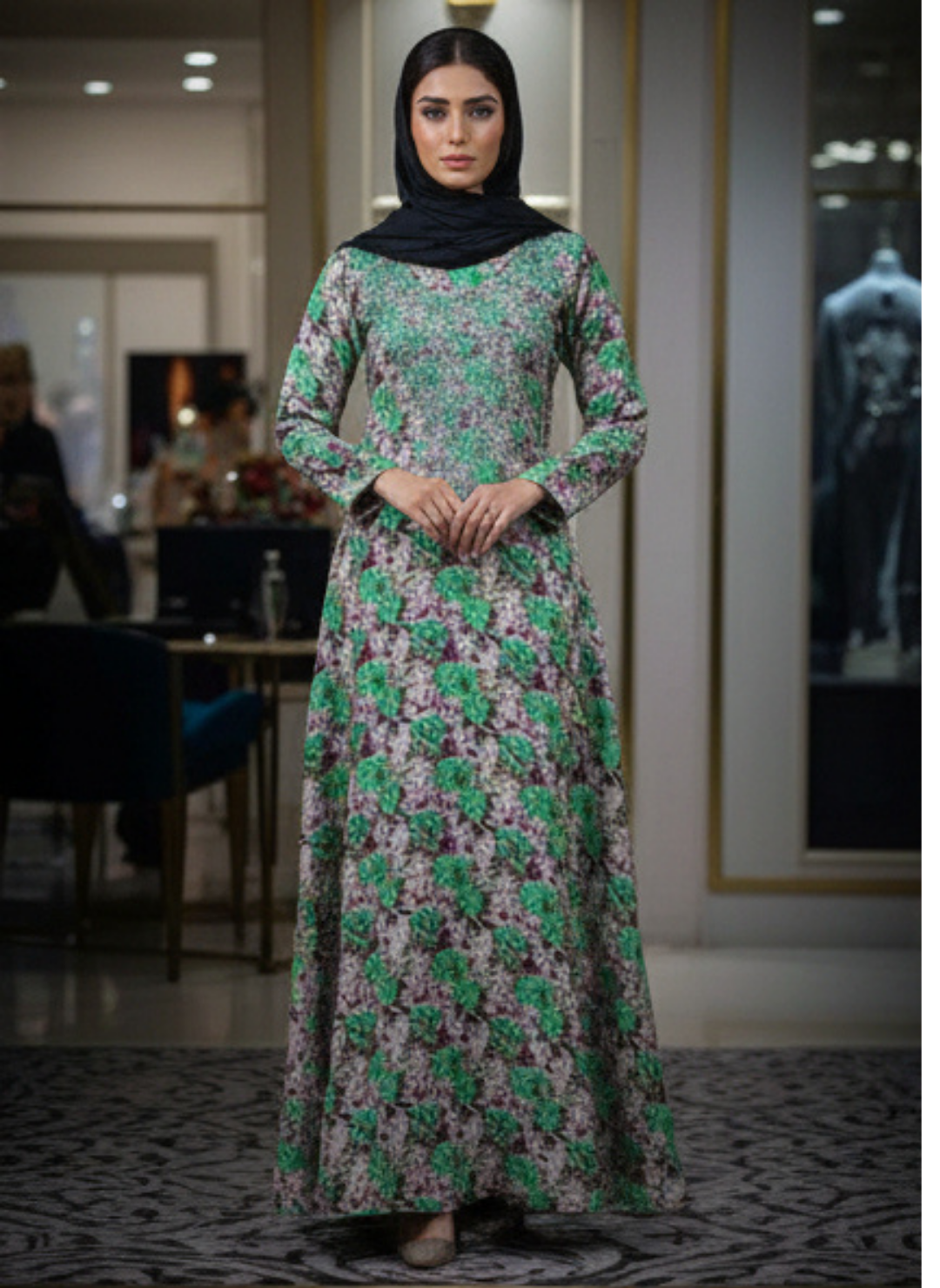 Premium Stone Cotton Mukhawar with shaila (A5)
