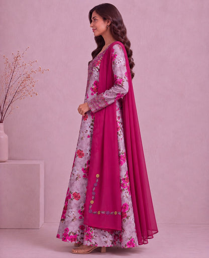 Yasmeen Al Khaleej Mukhawar With Shela - Blush Pink – B 2